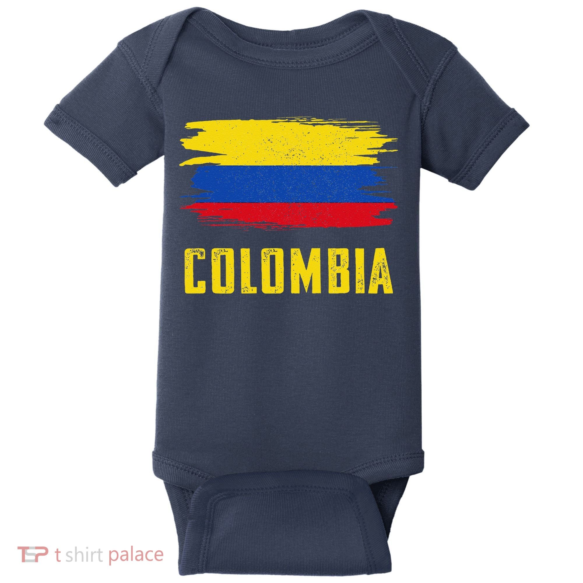 Colombia Columbian Flag Colombia Baby Bodysuit