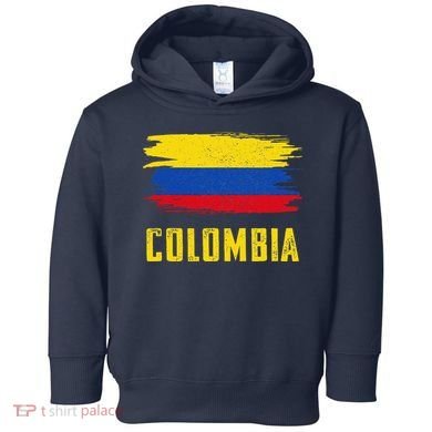Colombia Columbian Flag Colombia Toddler Hoodie