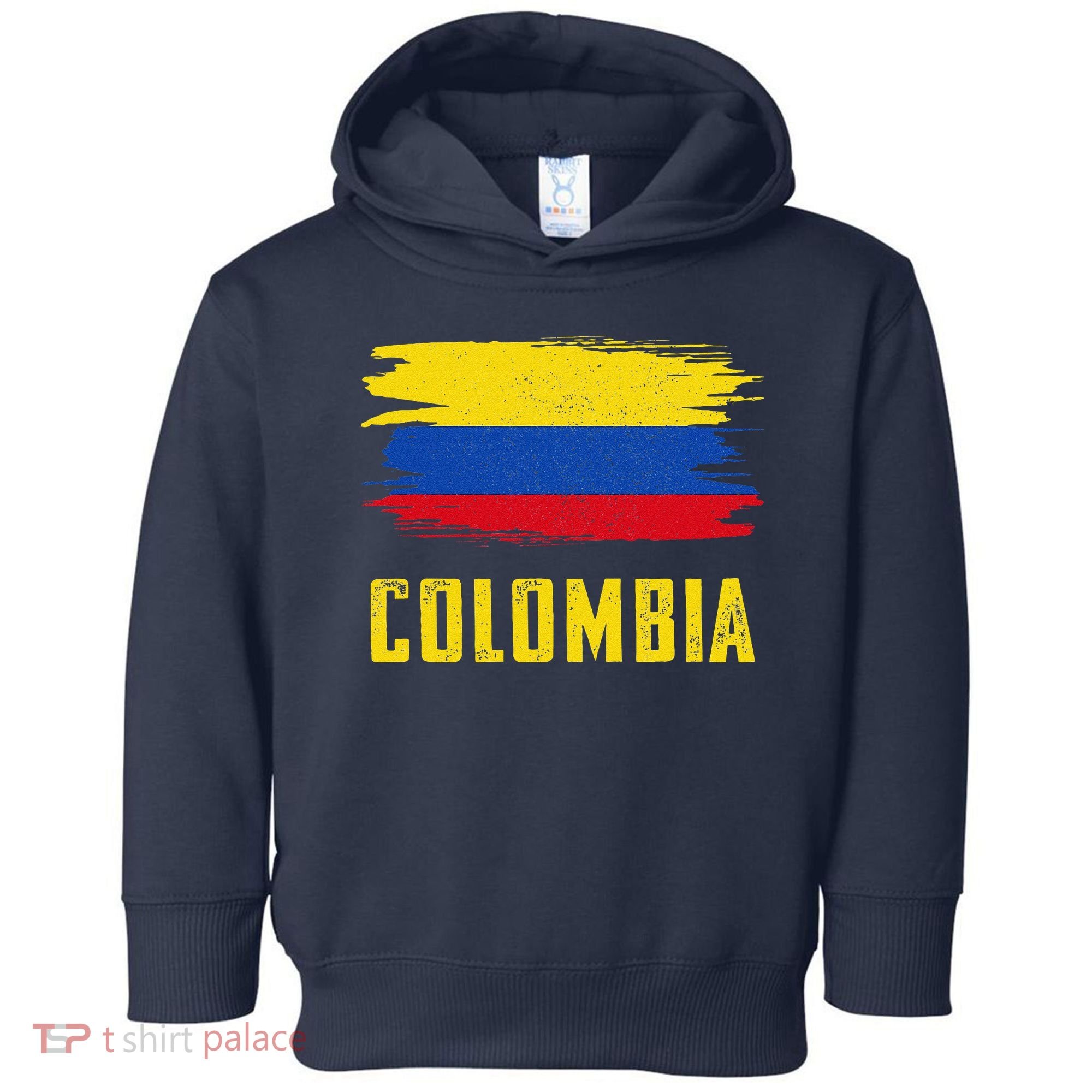 Colombia Columbian Flag Colombia Toddler Hoodie