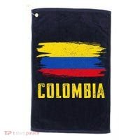 Colombia Columbian Flag Colombia Golf Towel thumb 0