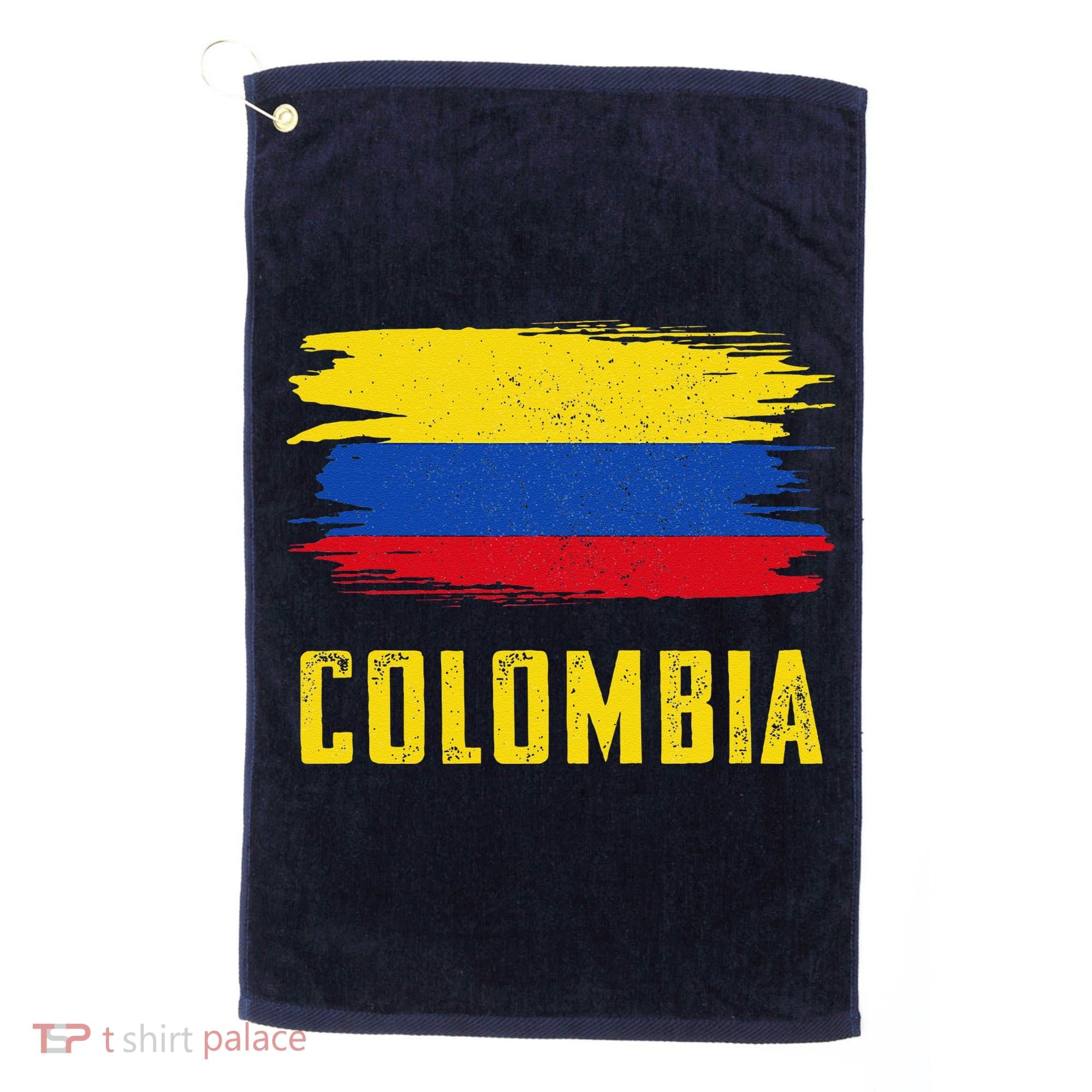 Colombia Columbian Flag Colombia Golf Towel