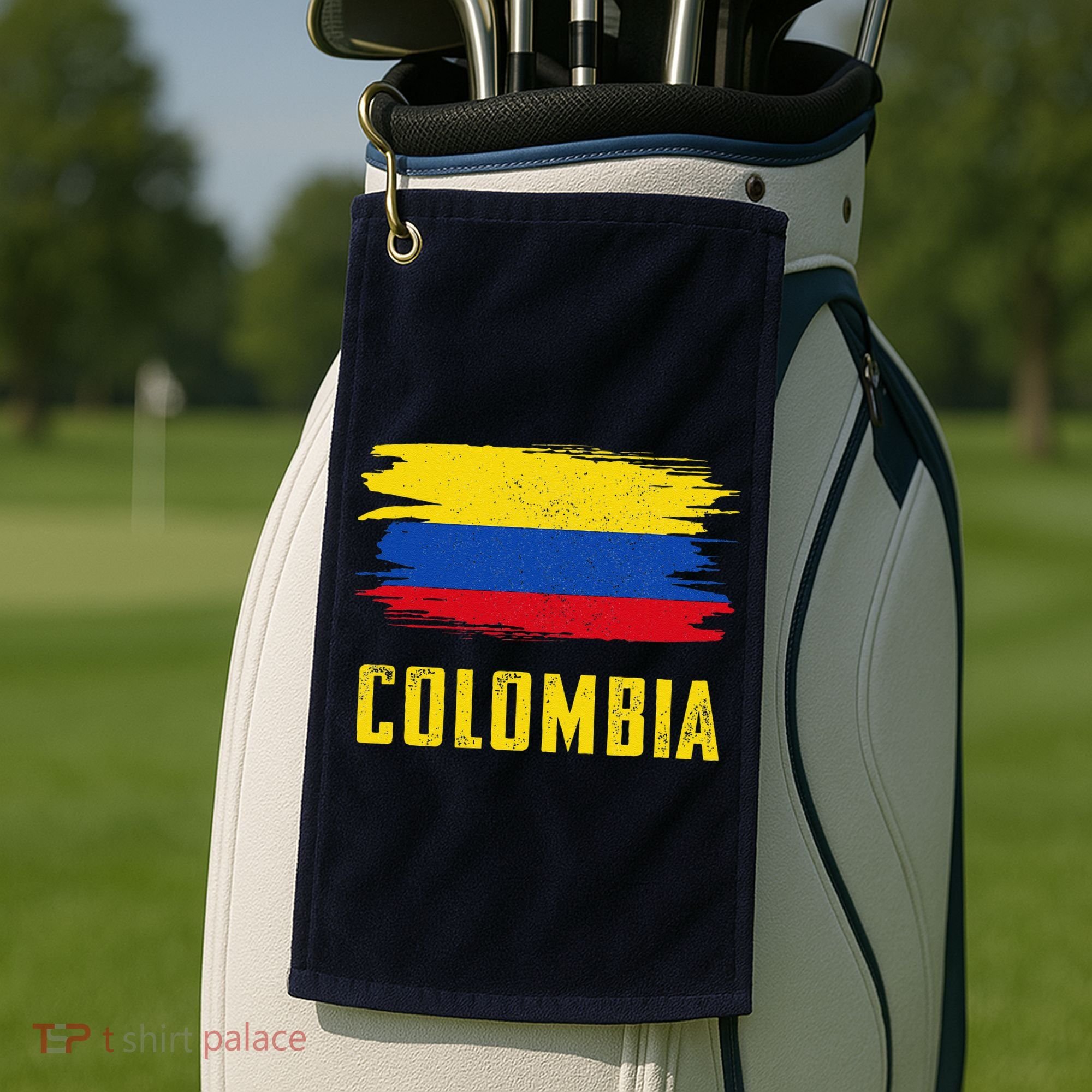 Colombia Columbian Flag Colombia Golf Towel