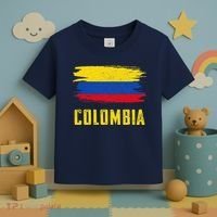 Colombia Columbian Flag Colombia Toddler T-Shirt thumb 3