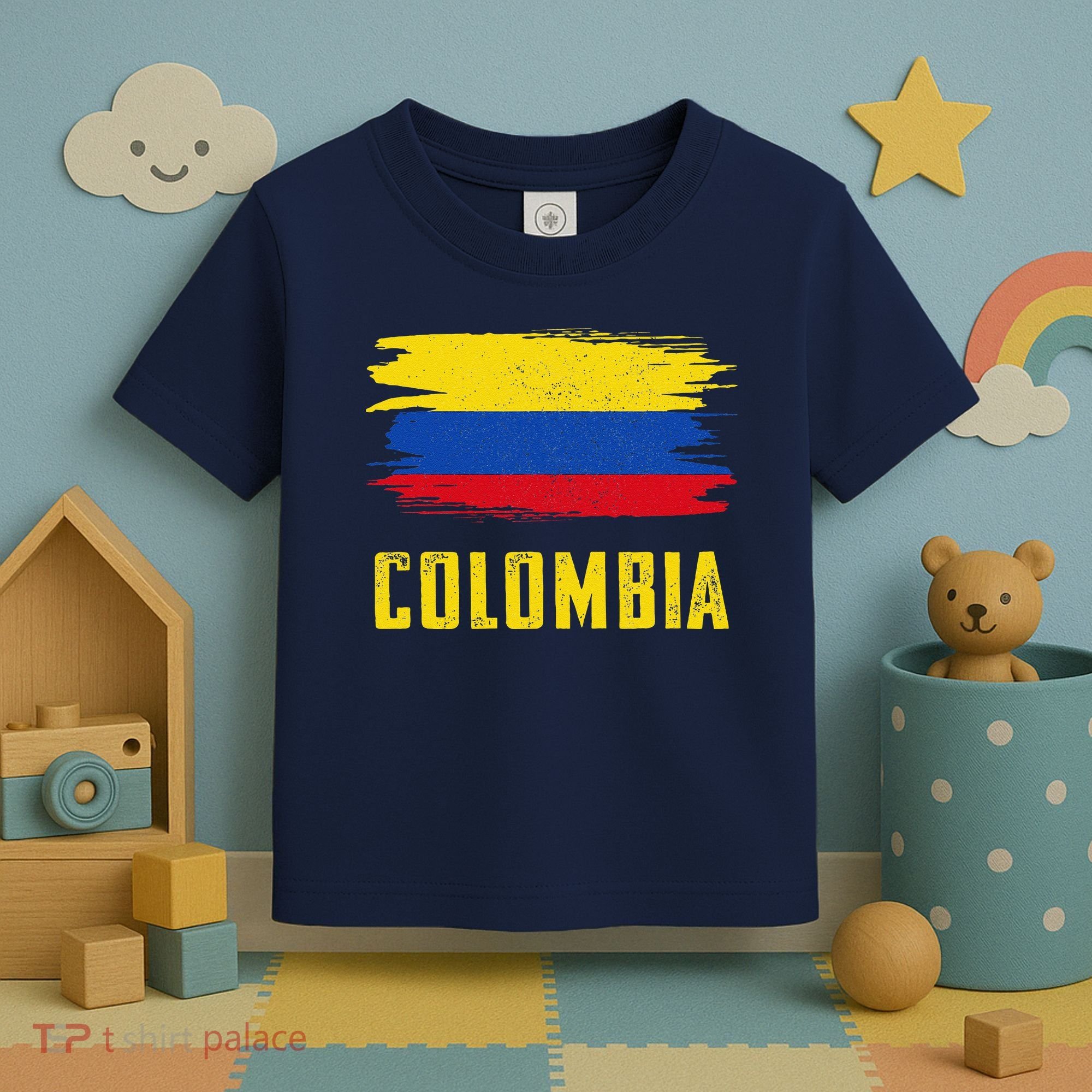 Colombia Columbian Flag Colombia Toddler T-Shirt