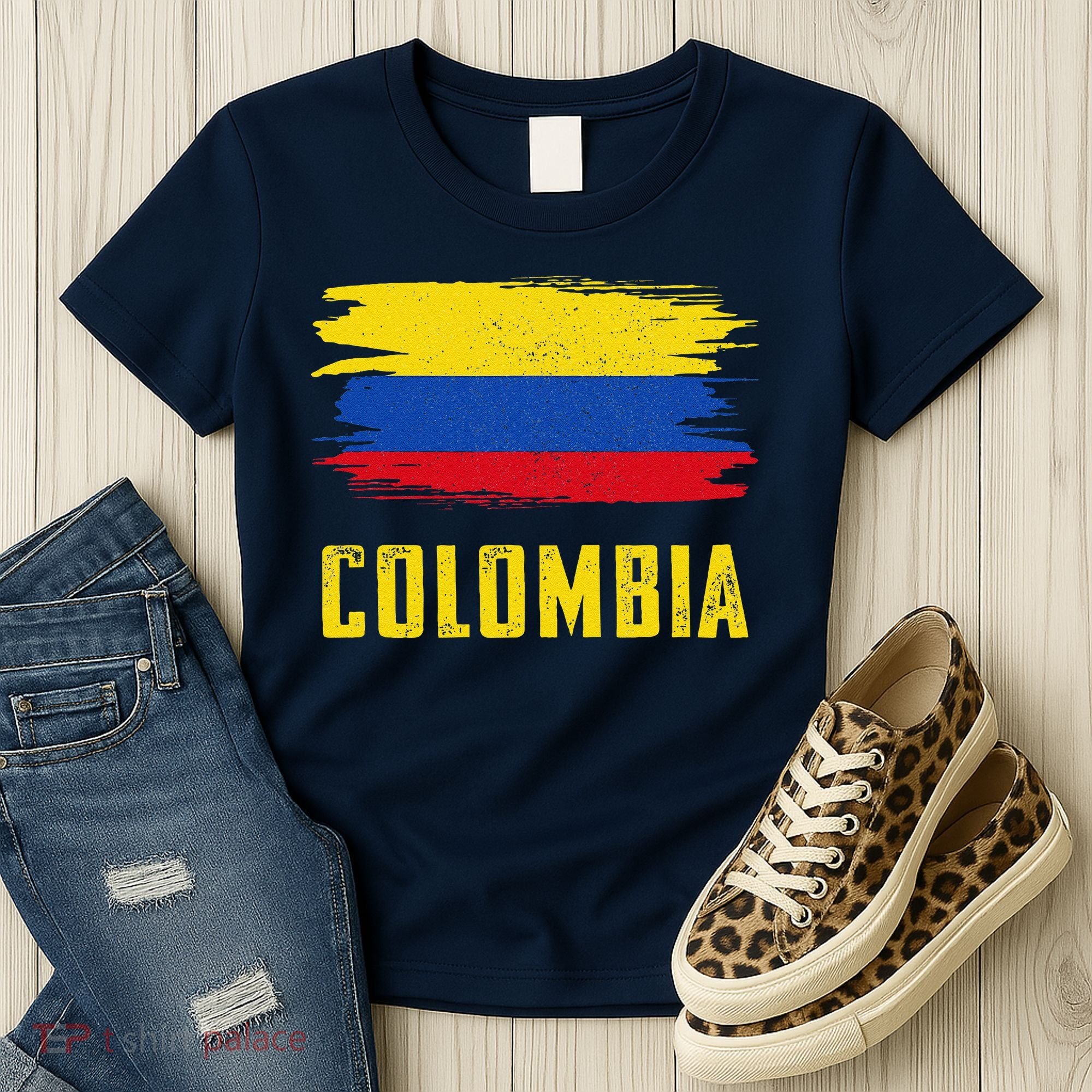 Colombia Columbian Flag Colombia Women's T-Shirt
