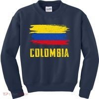 Colombia Columbian Flag Colombia Kids Sweatshirt thumb 0