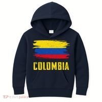 Colombia Columbian Flag Colombia Kids Hoodie thumb 0