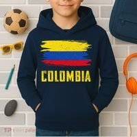 Colombia Columbian Flag Colombia Kids Hoodie thumb 2