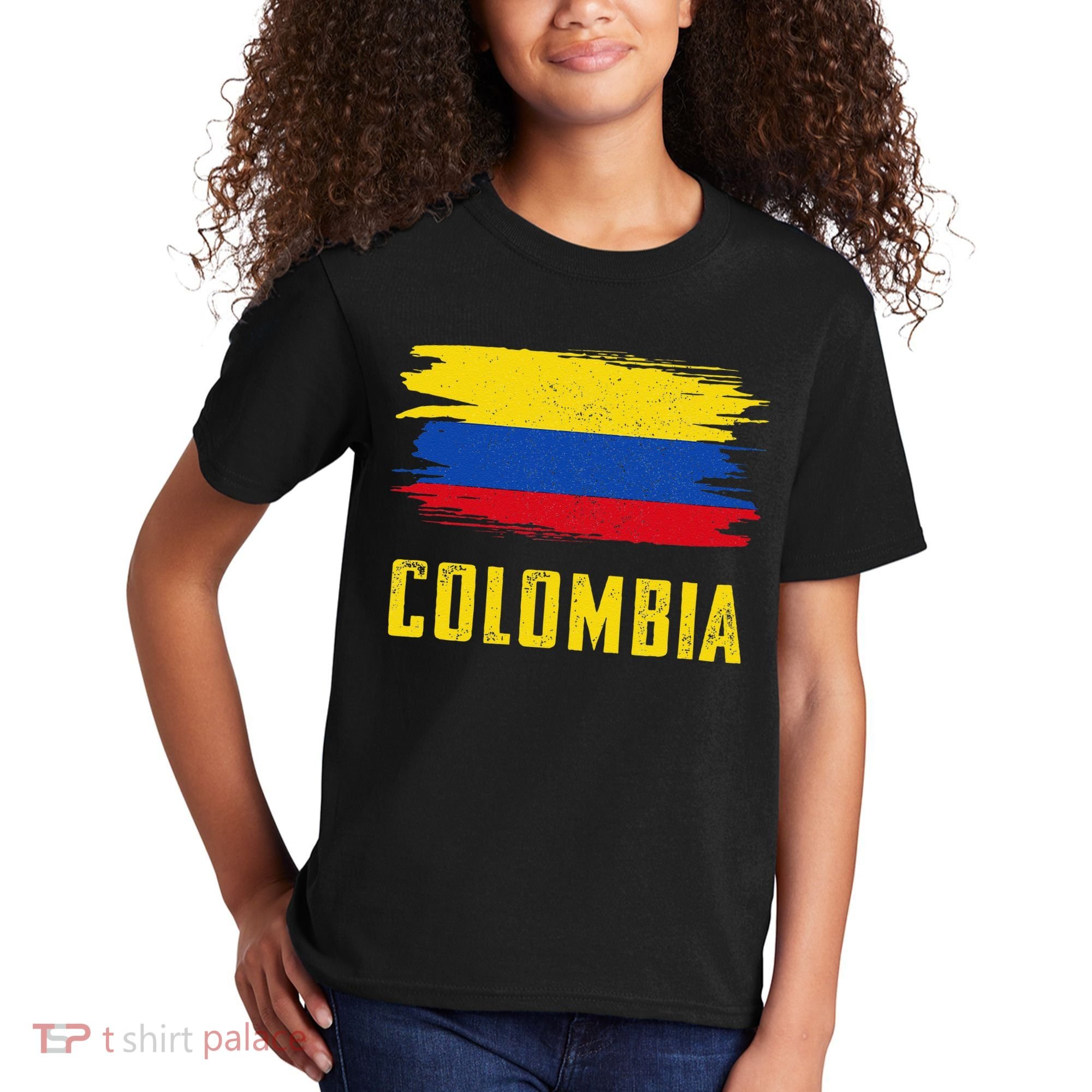 Colombia Columbian Flag Colombia Kids T-Shirt