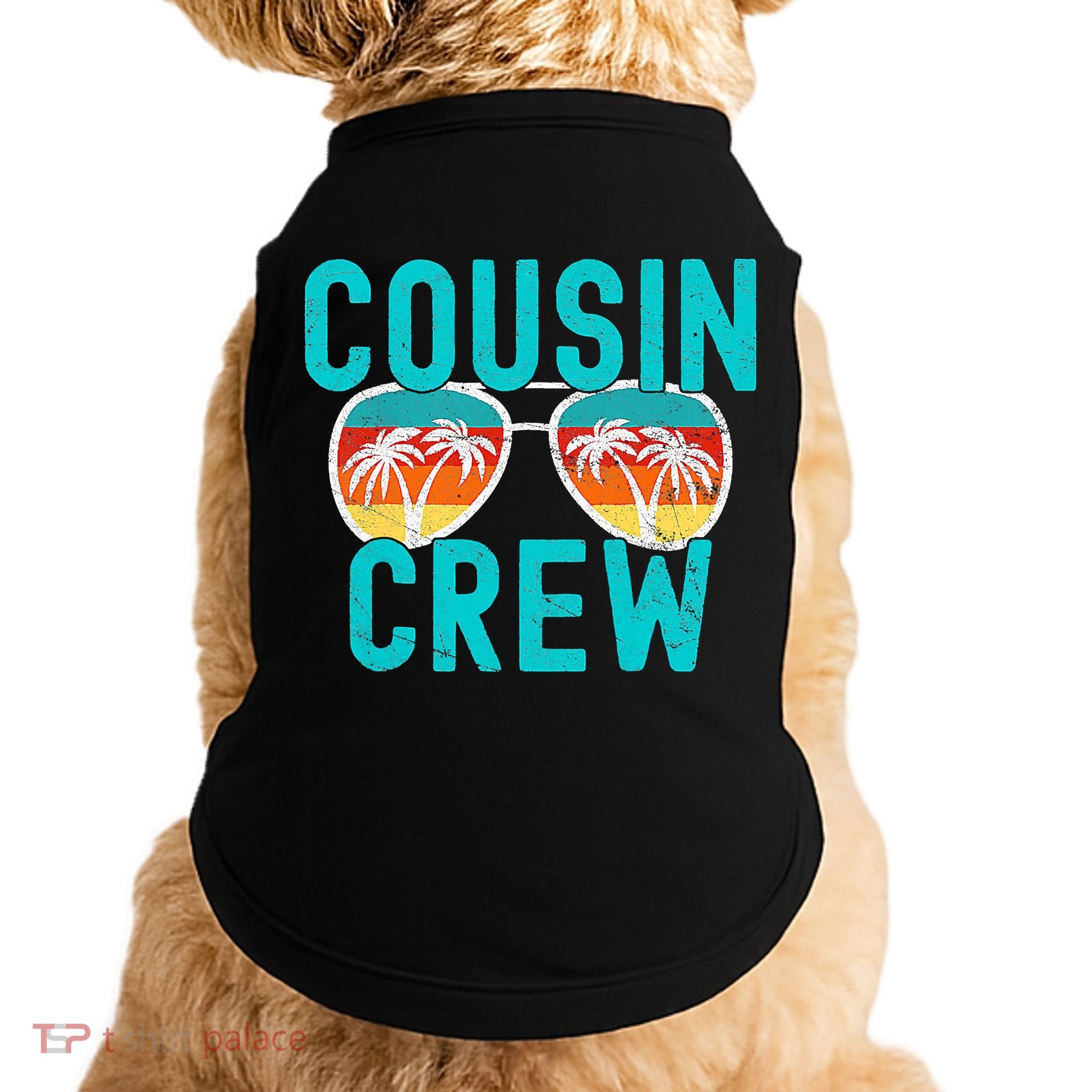 Cousin Crew Family Vacation Summer Vacation Beach Sunglasses Doggie Tank