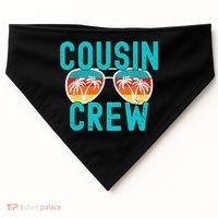 Cousin Crew Family Vacation Summer Vacation Beach Sunglasses USA-Made Doggie Bandana thumb 0