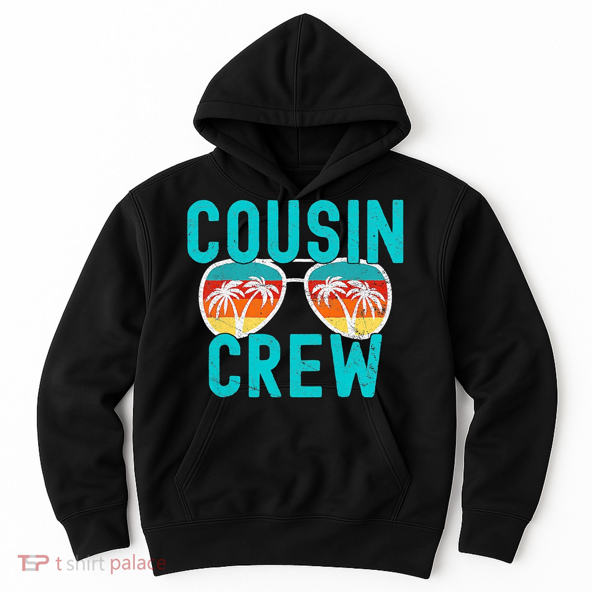 Cousin Crew Family Vacation Summer Vacation Beach Sunglasses Hoodie