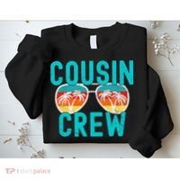 Cousin Crew Family Vacation Summer Vacation Beach Sunglasses Sweatshirt thumb 2