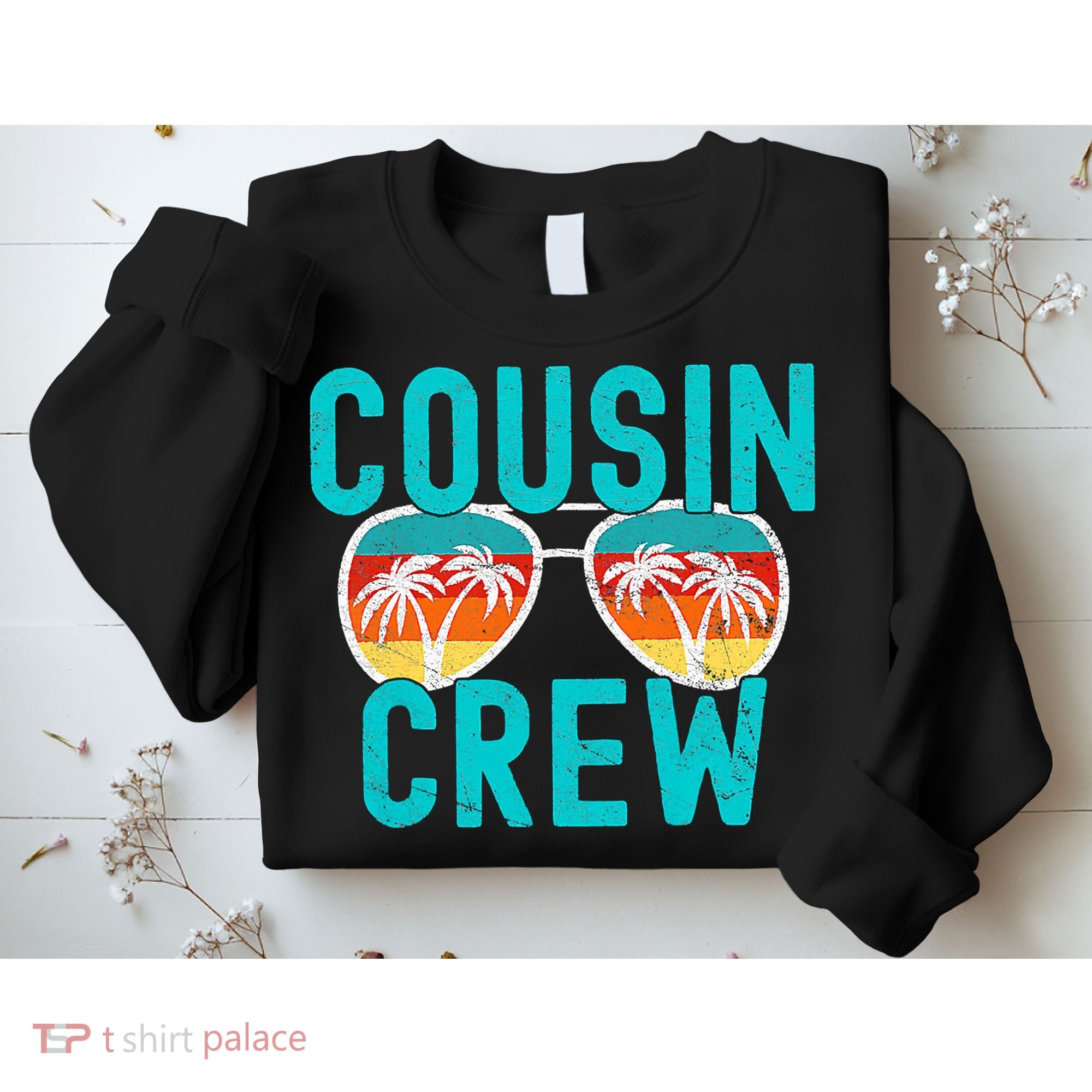Cousin Crew Family Vacation Summer Vacation Beach Sunglasses Sweatshirt