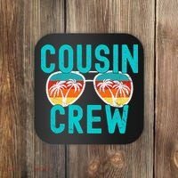 Cousin Crew Family Vacation Summer Vacation Beach Sunglasses Coaster thumb 0