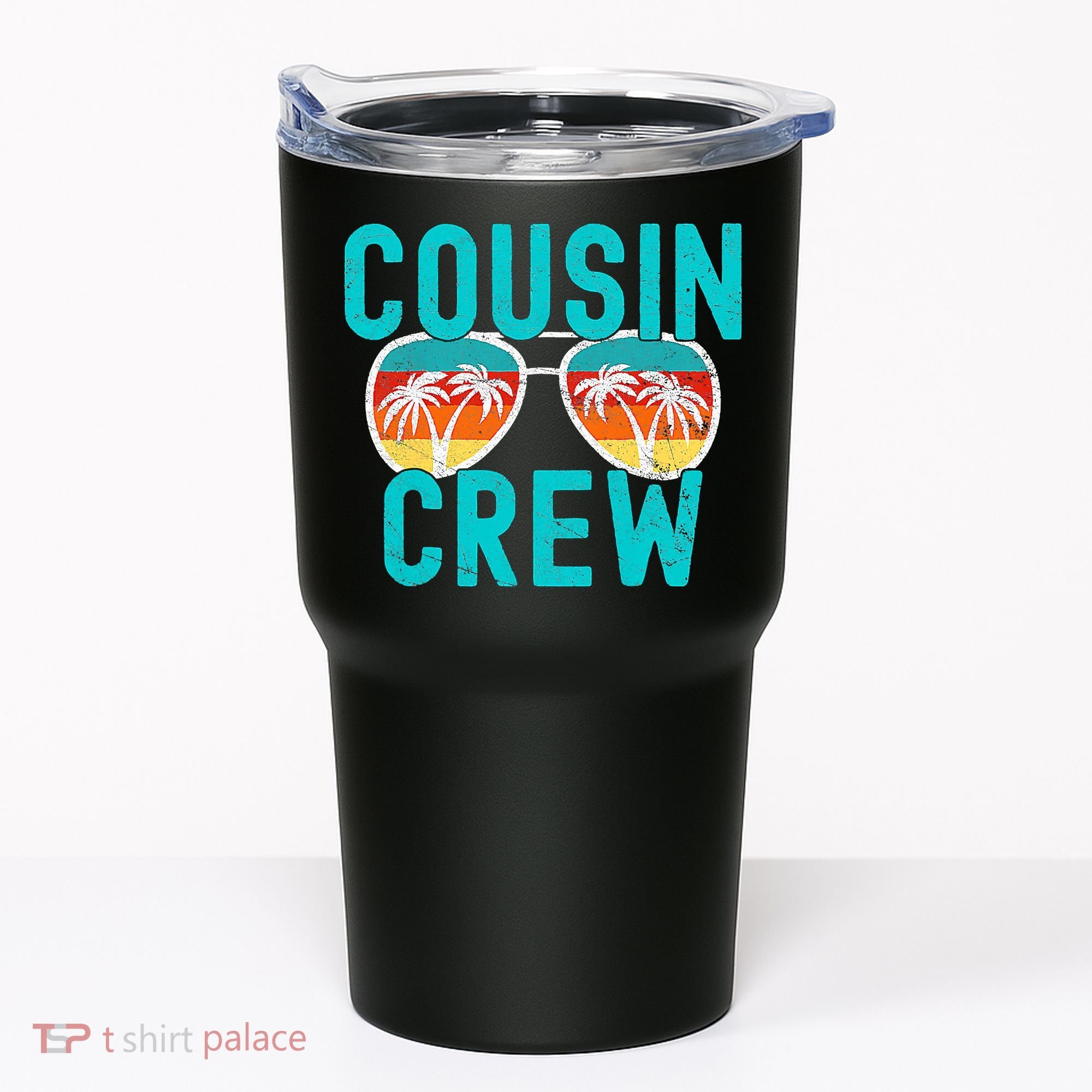 Cousin Crew Family Vacation Summer Vacation Beach Sunglasses Tumbler