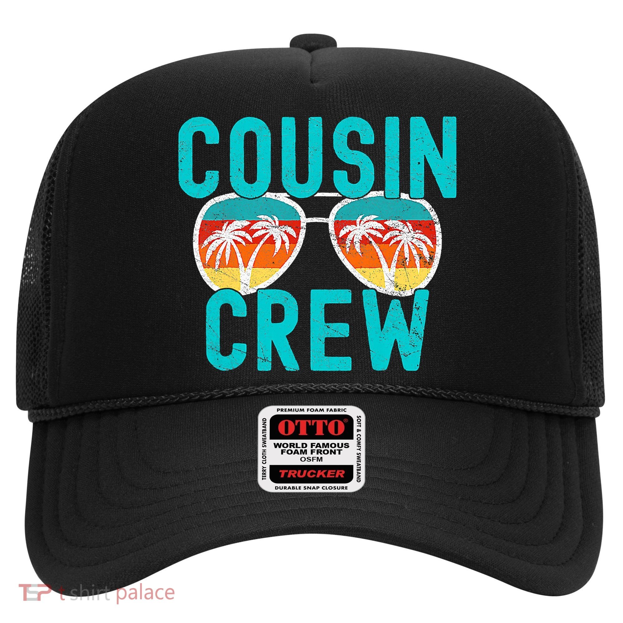 Cousin Crew Family Vacation Summer Vacation Beach Sunglasses Hat