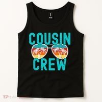 Cousin Crew Family Vacation Summer Vacation Beach Sunglasses Tank Top thumb 2