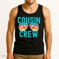 Cousin Crew Family Vacation Summer Vacation Beach Sunglasses Tank Top thumb 3