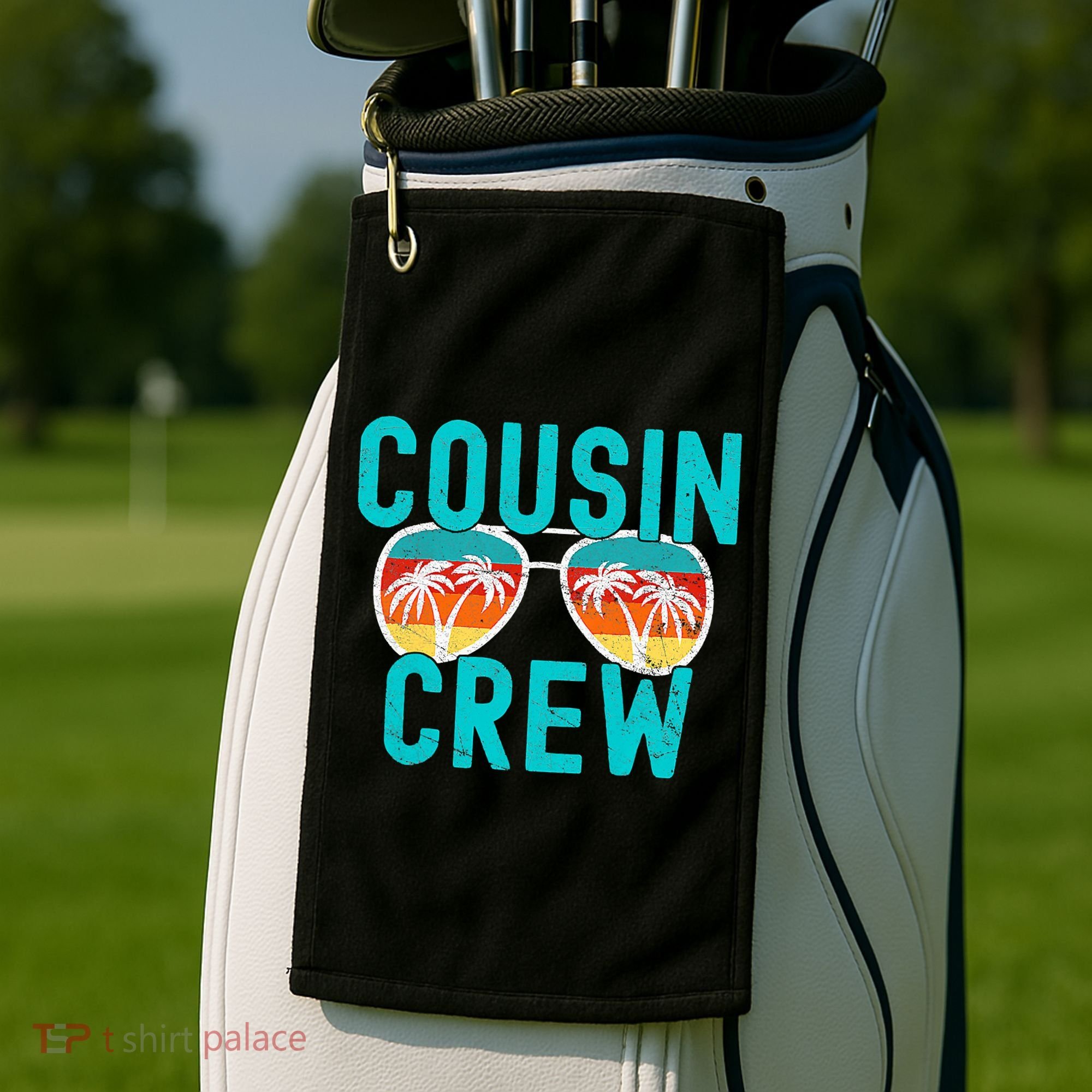 Cousin Crew Family Vacation Summer Vacation Beach Sunglasses Golf Towel