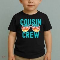 Cousin Crew Family Vacation Summer Vacation Beach Sunglasses Toddler T-Shirt thumb 2