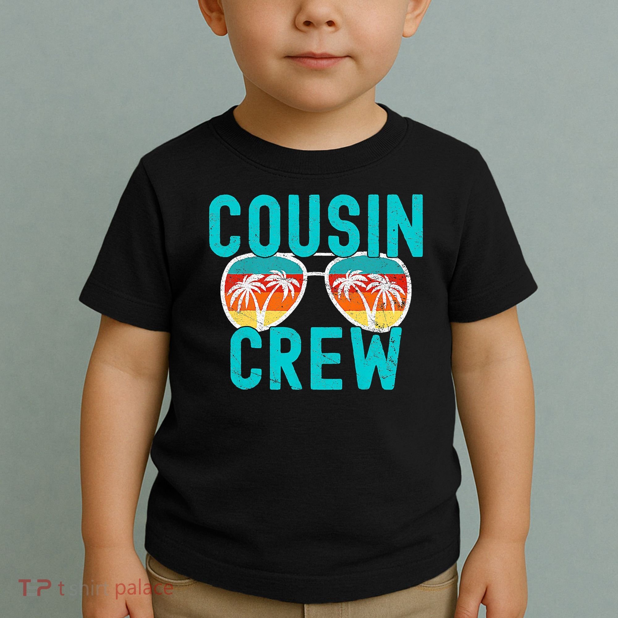 Cousin Crew Family Vacation Summer Vacation Beach Sunglasses Toddler T-Shirt