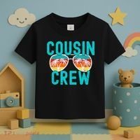Cousin Crew Family Vacation Summer Vacation Beach Sunglasses Toddler T-Shirt thumb 3