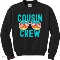 Cousin Crew Family Vacation Summer Vacation Beach Sunglasses Kids Sweatshirt thumb 0