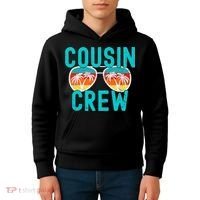 Cousin Crew Family Vacation Summer Vacation Beach Sunglasses Kids Hoodie thumb 4