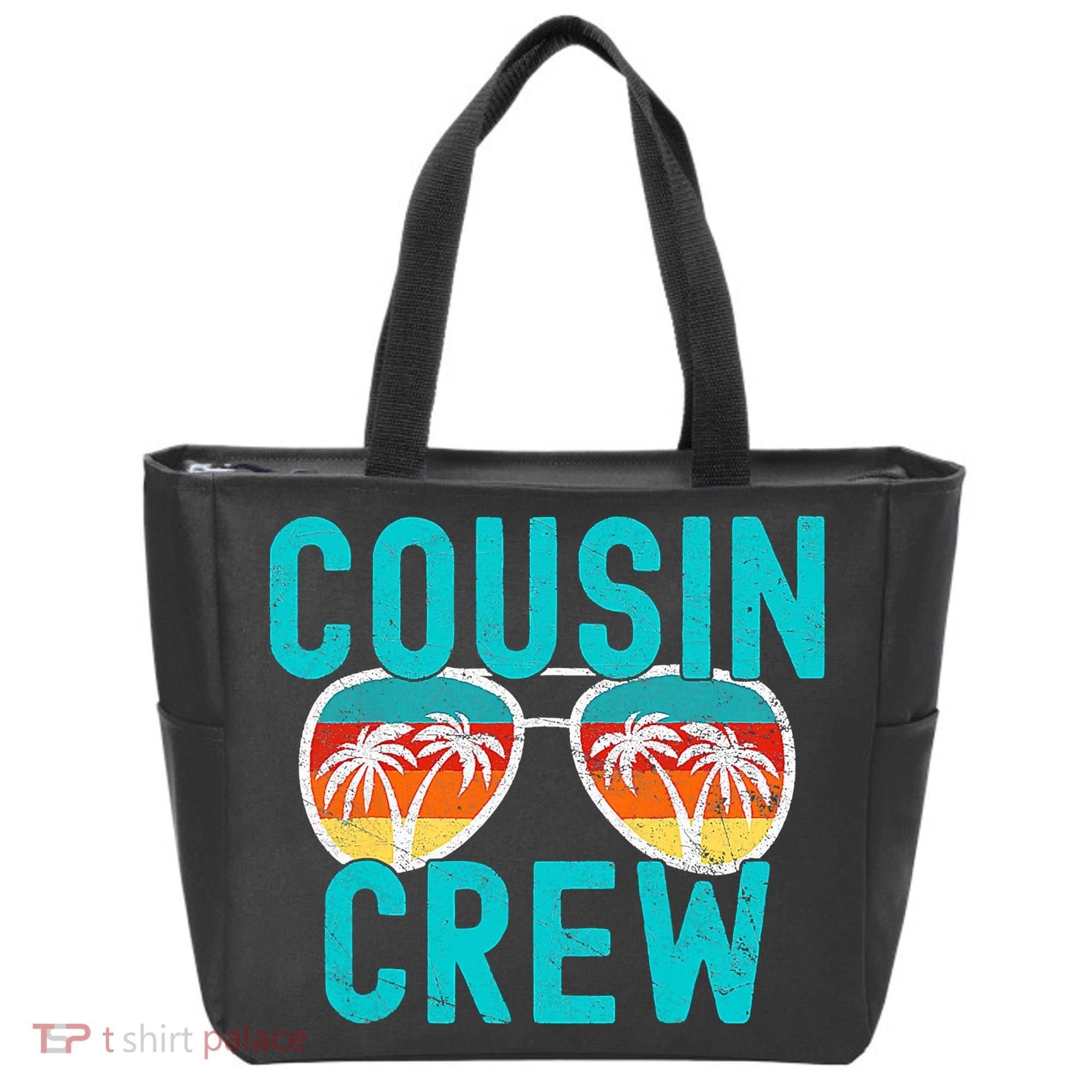 Cousin Crew Family Vacation Summer Vacation Beach Sunglasses Tote Bag