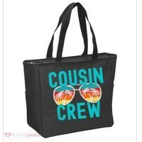 Cousin Crew Family Vacation Summer Vacation Beach Sunglasses Tote Bag thumb 2