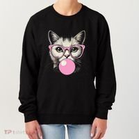 Cute Cat For Women Funny Cat Lovers Women's Sweatshirt thumb 0