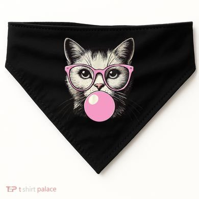 Cute Cat For Women Funny Cat Lovers USA-Made Doggie Bandana