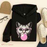 Cute Cat For Women Funny Cat Lovers Hoodie thumb 4