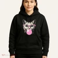 Cute Cat For Women Funny Cat Lovers Hoodie thumb 5
