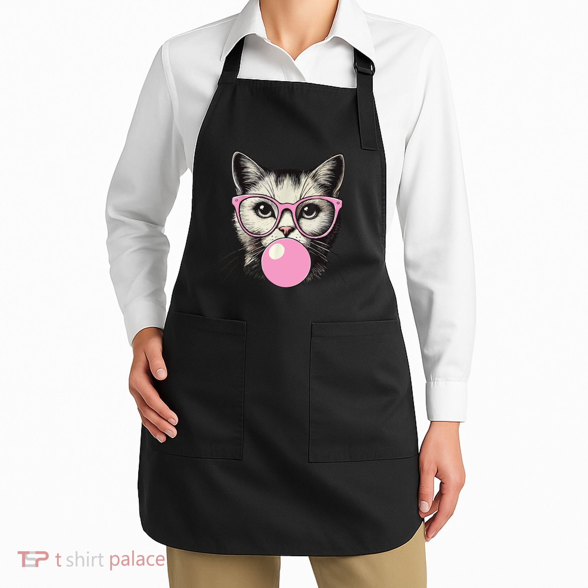 Cute Cat For Women Funny Cat Lovers Apron