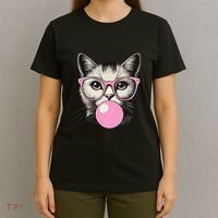 Cute Cat For Women Funny Cat Lovers T-Shirt thumb 4