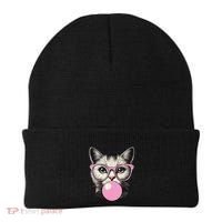 Cute Cat For Women Funny Cat Lovers Beanie thumb 0