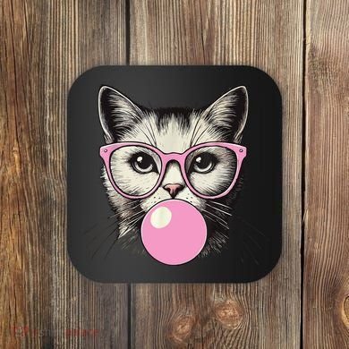 Cute Cat For Women Funny Cat Lovers Coaster