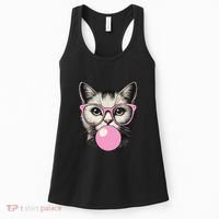 Cute Cat For Women Funny Cat Lovers Women's Tank Top thumb 0