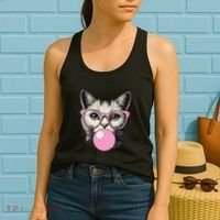 Cute Cat For Women Funny Cat Lovers Women's Tank Top thumb 2