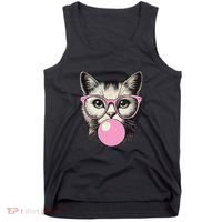 Cute Cat For Women Funny Cat Lovers Tank Top thumb 0
