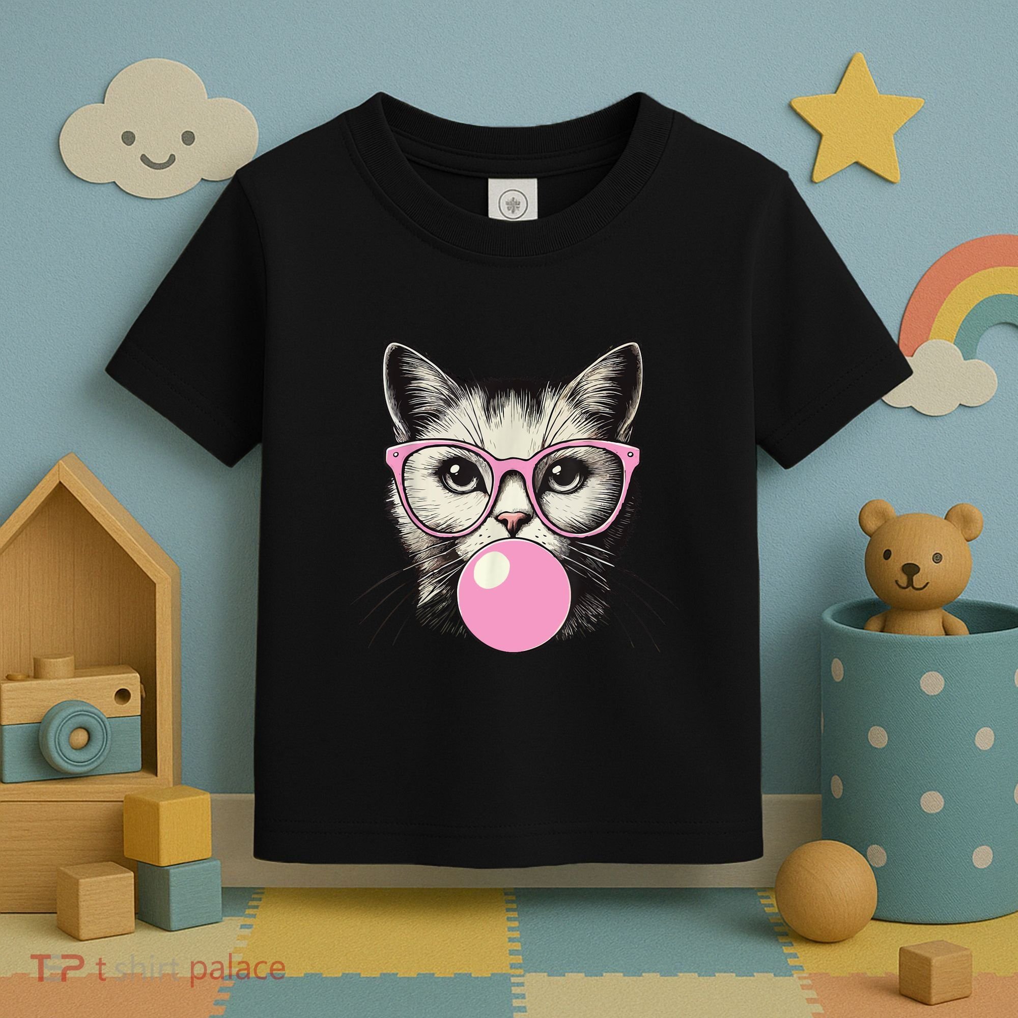 Cute Cat For Women Funny Cat Lovers Toddler T-Shirt