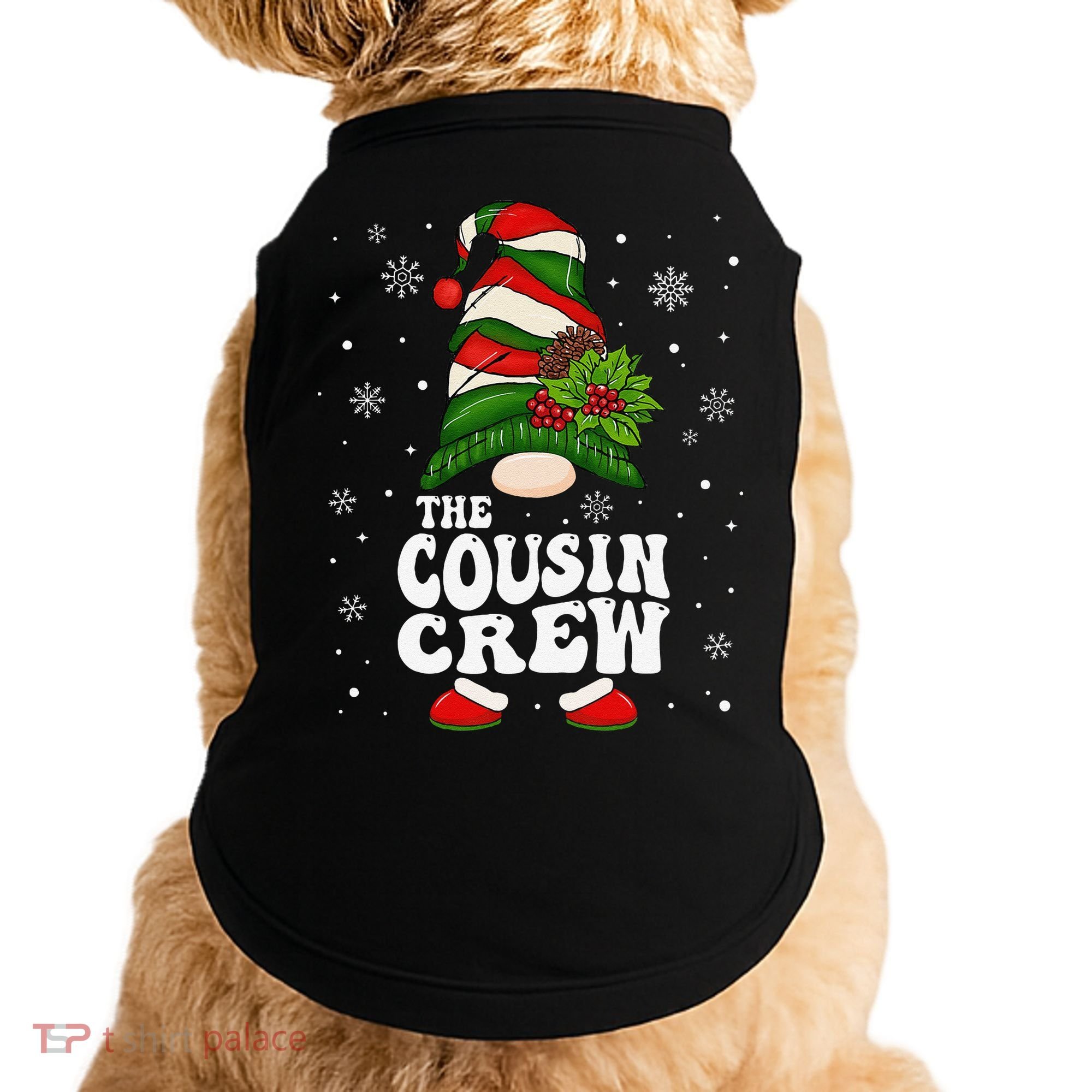 Cousin Crew Funny Matching Family Christmas Pajama Doggie Tank