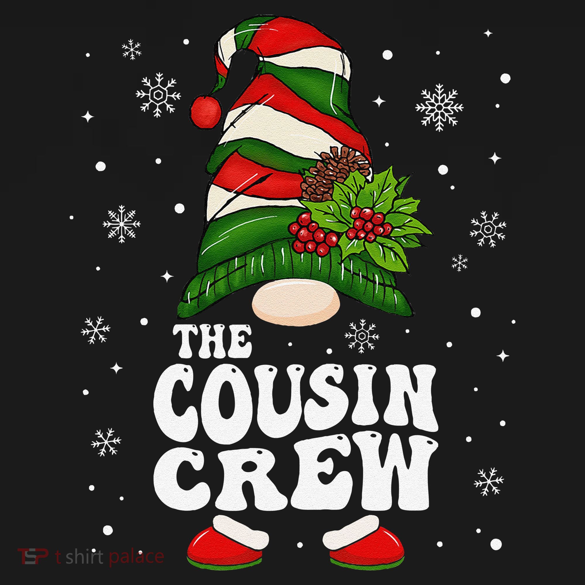 Cousin Crew Funny Matching Family Christmas Pajama Women's Tank Top