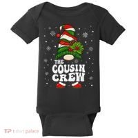 Cousin Crew Funny Matching Family Christmas Pajama Baby Bodysuit thumb 0
