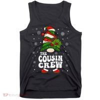 Cousin Crew Funny Matching Family Christmas Pajama Tank Top thumb 0
