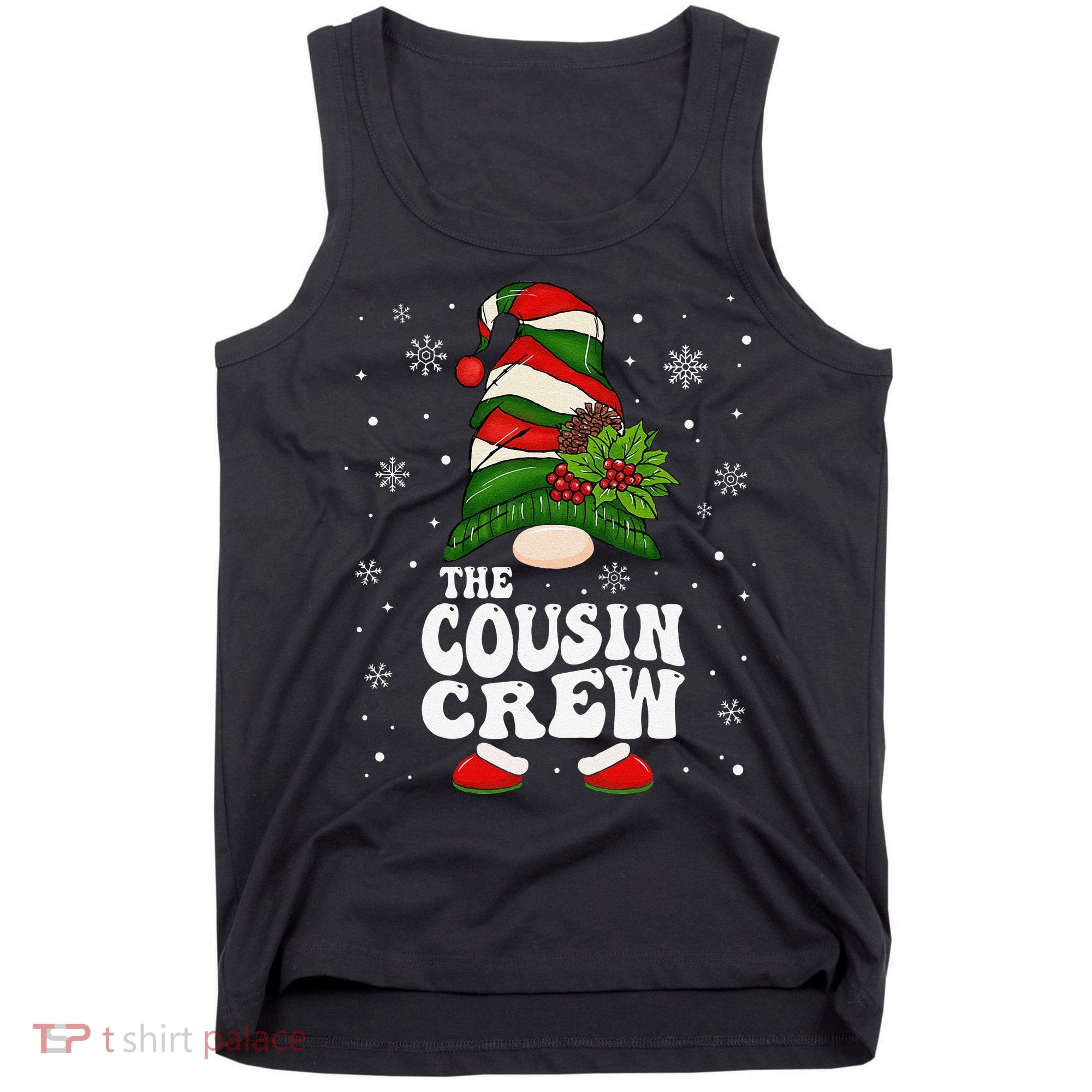 Cousin Crew Funny Matching Family Christmas Pajama Tank Top