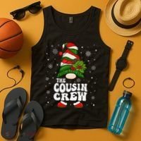 Cousin Crew Funny Matching Family Christmas Pajama Tank Top thumb 4