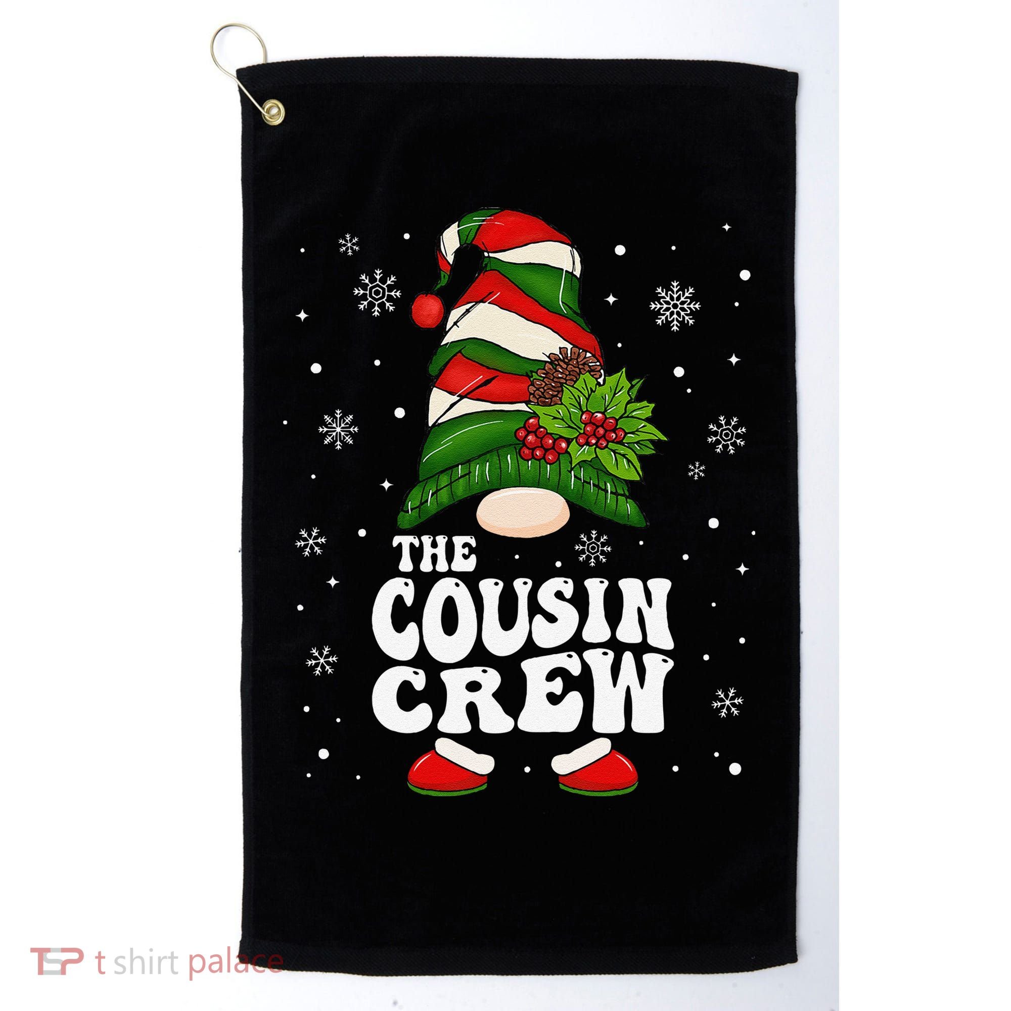 Cousin Crew Funny Matching Family Christmas Pajama Golf Towel
